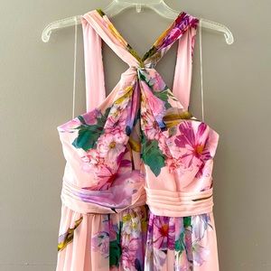 Pink, long, Adrianna Papell size 12 dress